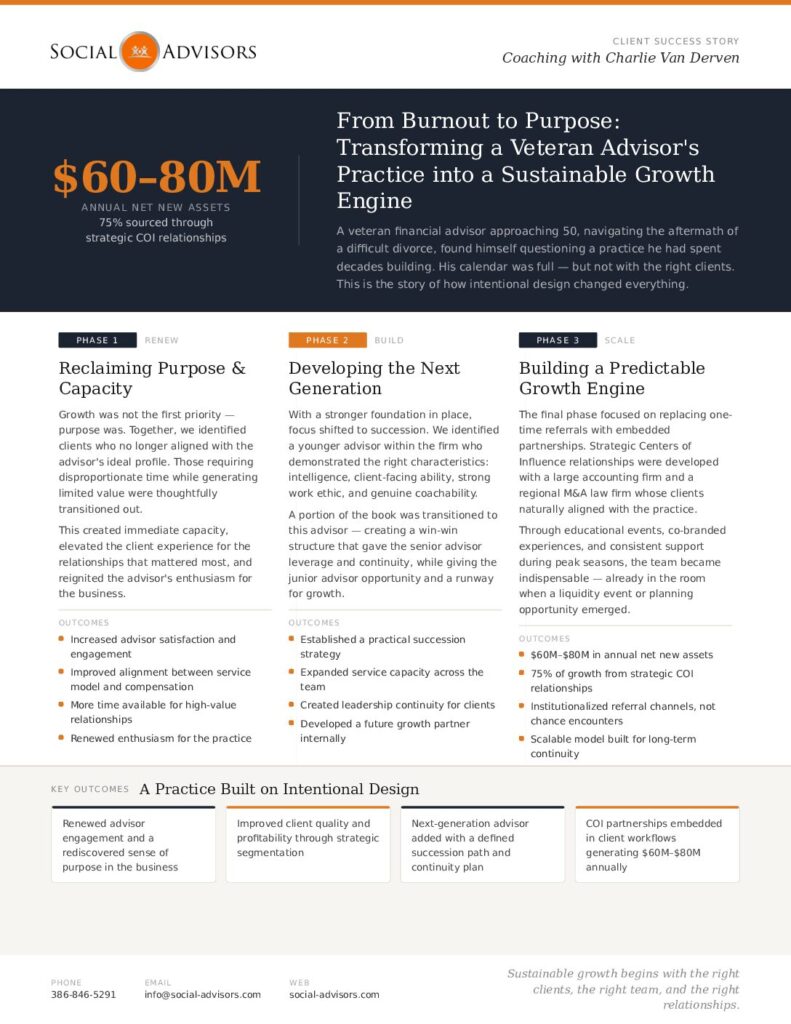 Advisor Coaching case study preview