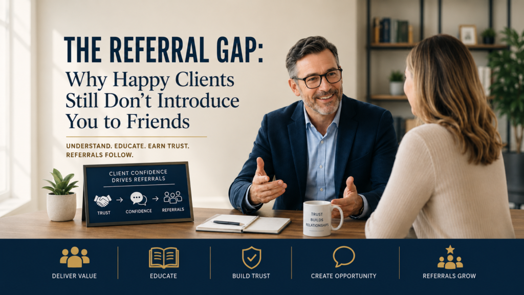 The Referral Gap: Why Happy Clients Still Don’t Introduce You to Friends